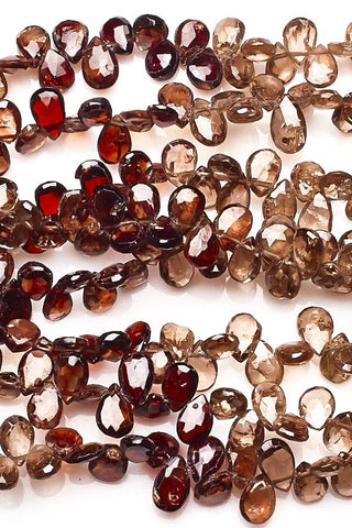 Zircon Gold Pear Faceted Natural Beads