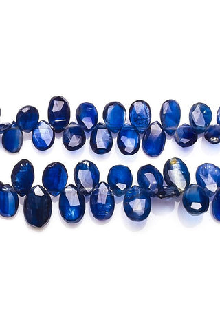 Kyanite Blue Pear Faceted Natural Beads