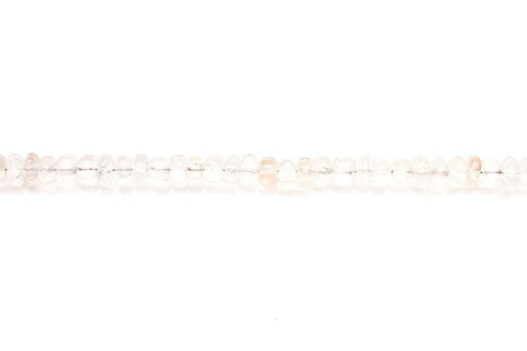 Crystal Quartz Clear Watermelon Smooth Natural Beads