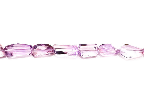 Pink Amethyst Purple Nuggets Faceted Natural Beads