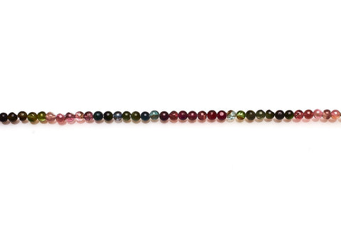 Tourmaline Multi Rondelle Smooth Natural Beads