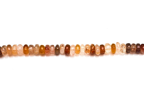 Rutile Brown Watermelon Shape Smooth Natural Beads