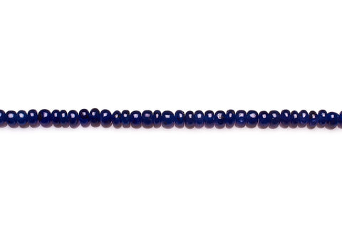 Blue Sapphire Blue Rondelle Smooth Beads